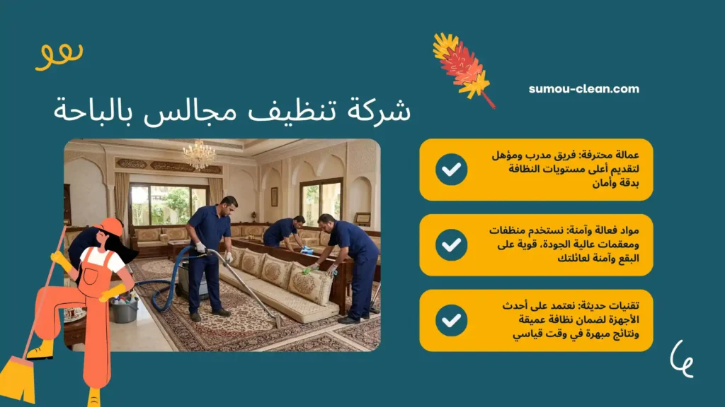 عمالة شركة تنظيف مجالس بالباحة